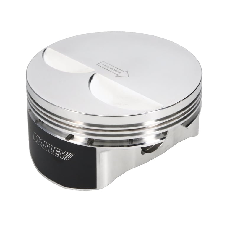 Manley Chevrolet LS Piston Set - 4.070in Bore 1.115in CH, -4.00 CC - 592670CE-8