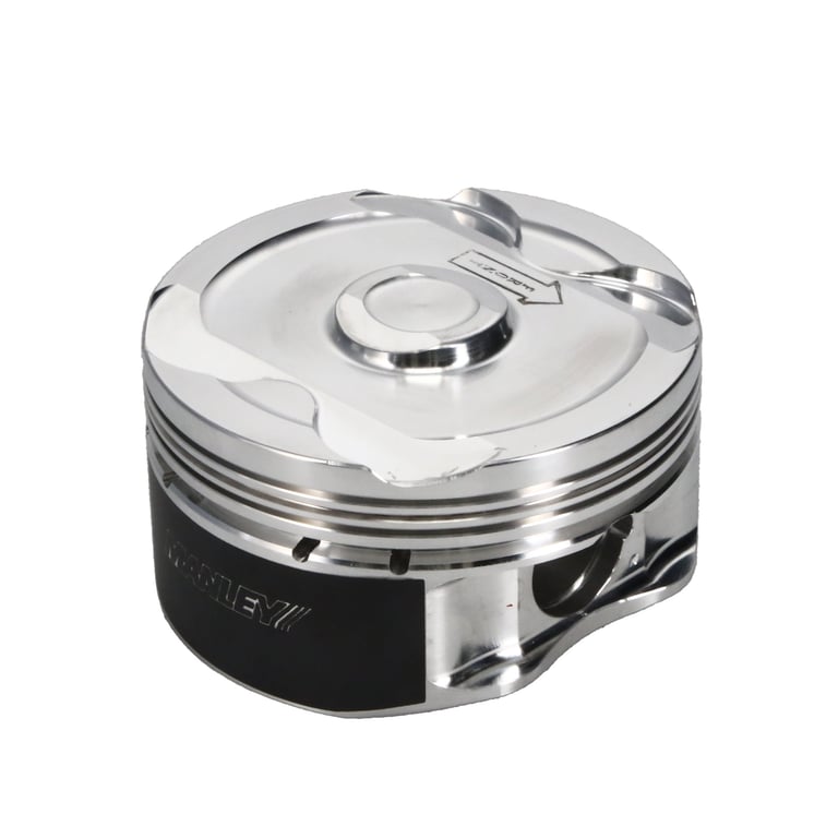 Manley 2018+ Ford Coyote 5.0L DOHC -6cc Dish 3.700in Bore 10:1 CR Platinum Piston Set - 595738C-8