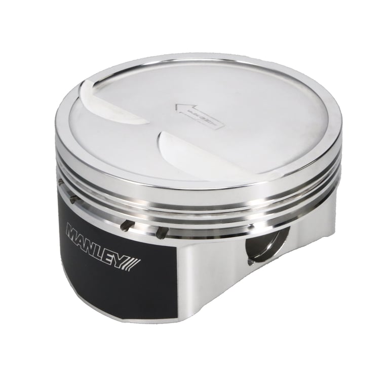 Manley Chevrolet LS Piston Set - 4.065in Bore 1.304in CH, -10.00 CC - 596165CE-8