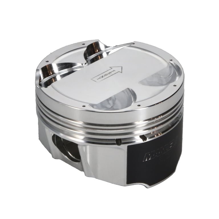 Manley Toyota 2JZGTE 86.25mm Bore +.25mm Oversize -1cc Dome 10:1 CR Turbo Tuff Piston Set w/ Rings - 609302CE-6