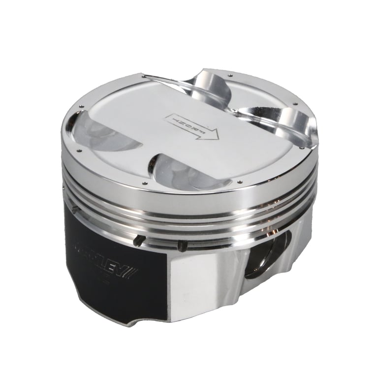 Manley Toyota 2JZGTE 94mm Stroke 86.75mm Bore -6cc Dish 10:1 CR Turbo Tuff Piston Set w/ Rings - 629307CE-6