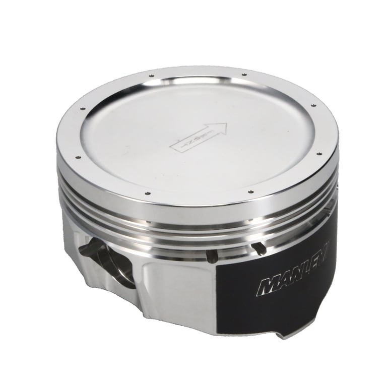 Manley 4.6L Ford Modular (2/4 Valve) 3.552in Bore 1.2in CD 11cc Turbo Tuff Dish Pistons - Set of 8 - 567100CE-8