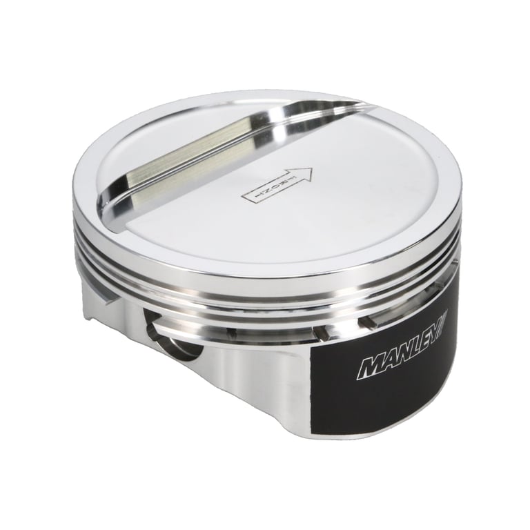 Manley Chevrolet LS Piston Set - 4.125in Bore 1.065in CH, -11.00 CC - 596600C-8