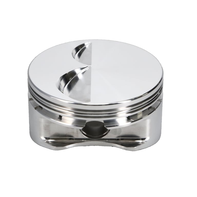 Manley Chevrolet Small Block 4.040in Bore 1.280in CH -4.0cc Dome Platinum Series Pistons - 591740-8