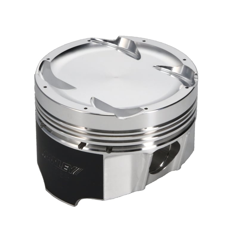 Manley Mitsubishi Evo VIII/IX 4G63/4G63T 86mm Bore 8.5:1 Comp Ratio -12.1cc Dish T/T Piston Set - 606310CE-4
