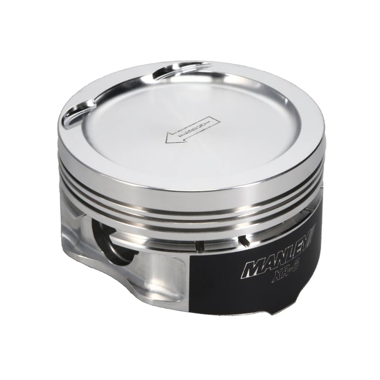 Manley Ford XR-6 Turbo 4.0L 3.91in Stroke 3.647in Bore 9:1 CR -10cc Dish Piston Set w/Rings - 628114C-6