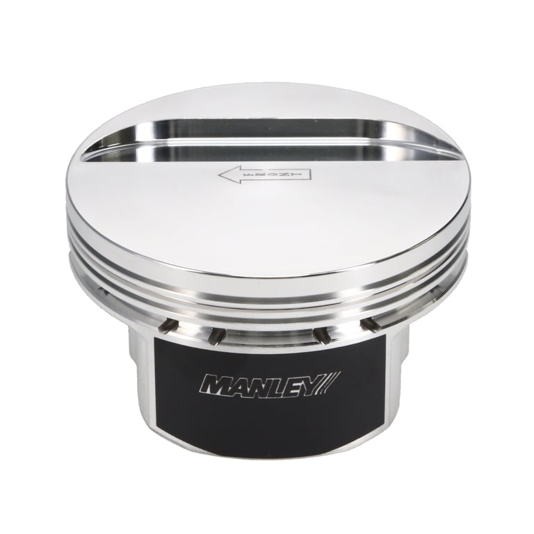 Manley Chevrolet LS Series 4.000in Stroke 4.125in Bore -5cc Flat Top Standard Pistons - Set of 8 - 592300C-8