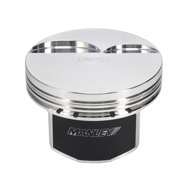 Manley Chevrolet LS Piston Set - 3.905in Bore 1.115in CH, -4.00 CC - 592207CE-8