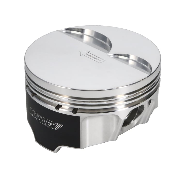 Manley Chevy LS 4.070in Bore 3.622in Stroke -4cc Flat Platinum Series Piston Set - 562570CE-8