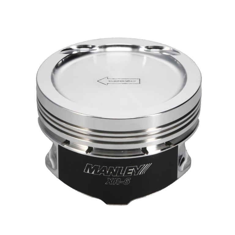 Manley Ford XR-6 Turbo 4.0L 3.91in Stroke 3.647in Bore 9:1 CR -10cc Dish Piston Set w/Rings - 628114C-6