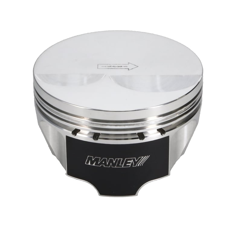 Manley Chevrolet LS Piston Set - 4.070in Bore 1.304in CH, -4.00 CC - 562570C-8