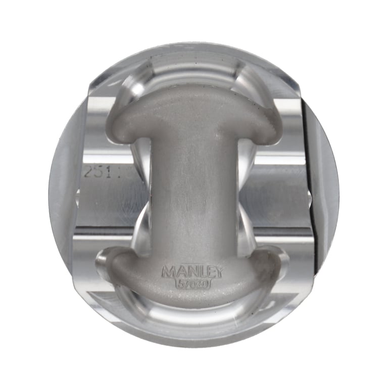 Manley Nissan GTR VR38DETT 99mm Bore 88.4mm Stroke -2cc Dish Turbo Tuff Piston Set w/ Rings - 641010CE-6