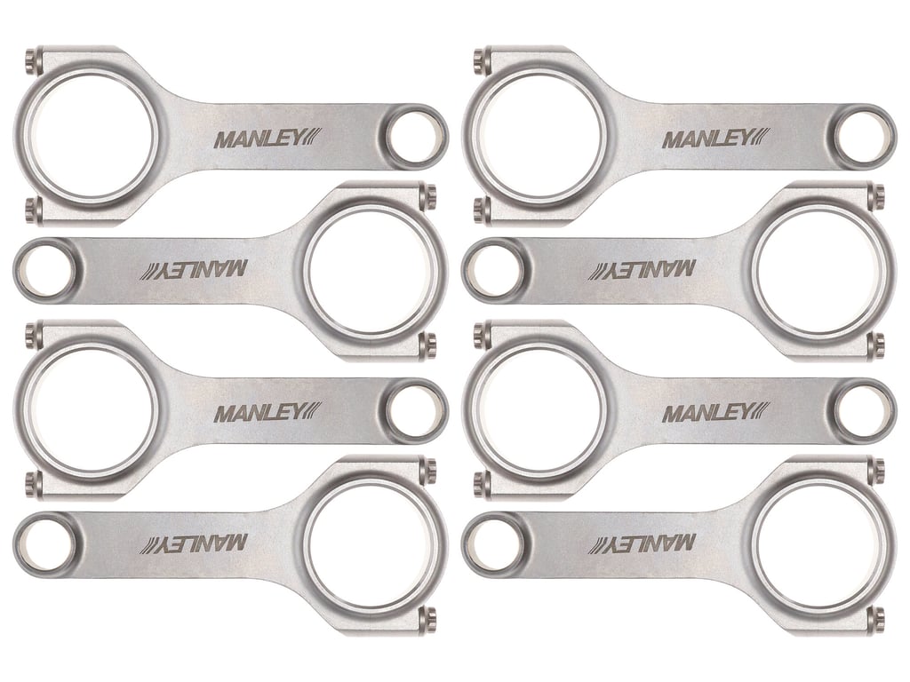 Manley Chevrolet Big Block H-Beam Connecting Rod Set - 6.135in Length - 14060L-8