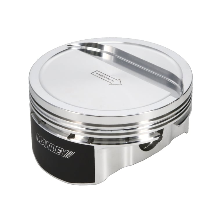 Manley Chevrolet LS Piston Set - 4.185in Bore 1.115in CH, -11.00 CC - 592460CE-8