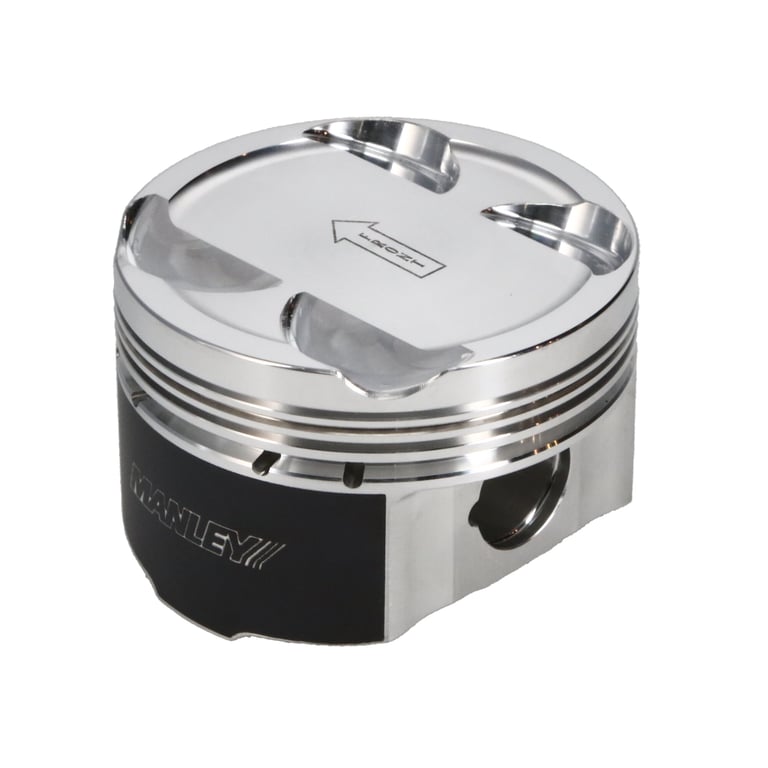 Manley Toyota Supra Turbo (2JZGTE) 87mm +1.0mm Oversized Bore 9:1 Dish Piston Set with Ring - SINGLE - 609015C-1