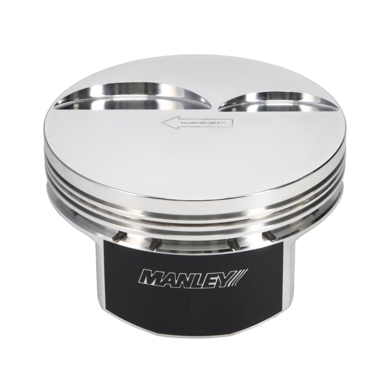 Manley Chevrolet LS Piston Set - 4.075in Bore 1.115in CH, -4.00 CC - 592675C-8