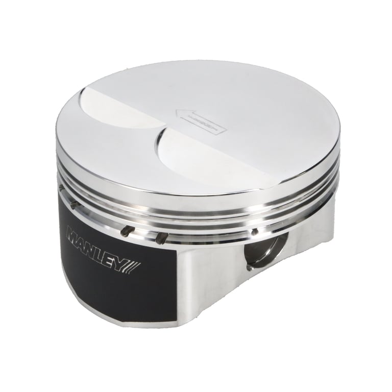 Manley Chevrolet LS Piston Set - 3.910in Bore 1.313in CH, -4.00 CC - 592110CE-8