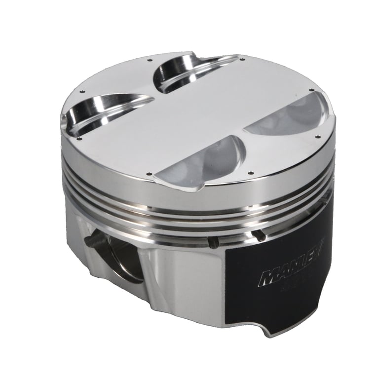 Manley Mitsubishi 4G63/4G63T EVO VIII/IX 85.5mm Bore 10.0:1 Comp Flat Top Pistons w/Rings (ED) - 606405CE-4