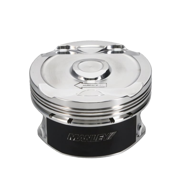 Manley 2018+ Ford Coyote 5.0L DOHC -6cc Dish 3.662in Bore 10:1 CR Extreme Duty Platinum Piston Set - 595700CE-8