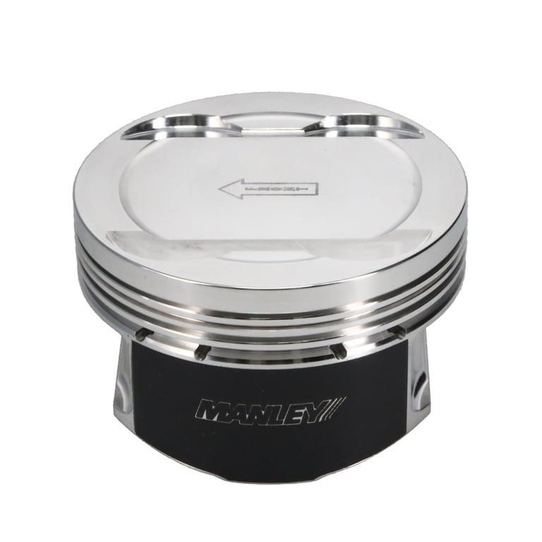 Manley Ford 3.7L Cyclone V6 3.770in Bore 1.239in Comp Height -5.0cc Extr Duty Piston Set - Set of 6 - 599510CE-6