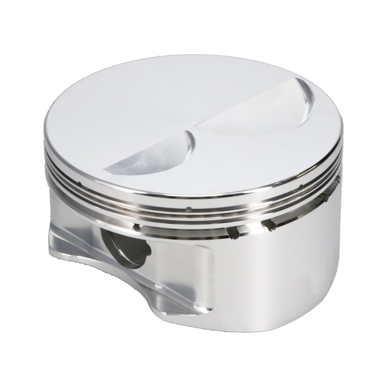 Manley Chevrolet Small Block Piston Set - 4.030in Bore 1.250in CH, -4.00 CC - 591630-8