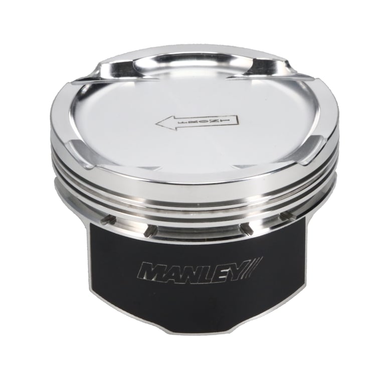 Manley 03-06 EVO VIII/IX 85.5mm Bore +.5mm -8.5/9.0 CR Dish Extreme Duty Piston Set with Rings - 619005CE-4