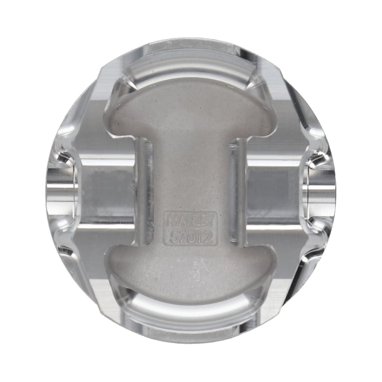 Manley Mitsubishi 4B11 86.5mm Bore 9.0:1 CR -5cc Dish Turbo Tuff Piston Set w/ Rings - 614205CE-4