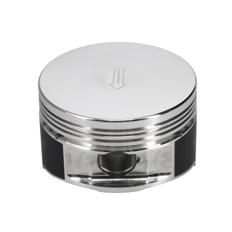 Manley Ford 4.6L/5.4L (3Valve) Flat Top Forged Aluminum 3.572in Bore 0cc Dome Piston Set - 594020C-8
