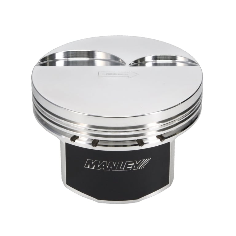 Manley Small Block Chevrolet LS Series 4.010in Bore -4cc Flat Top Piston Set - 592510C-8