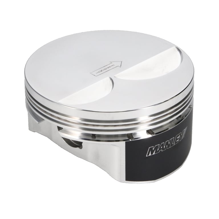 Manley Chevrolet LS Piston Set - 4.070in Bore 1.115in CH, -4.00 CC - 592670CE-8