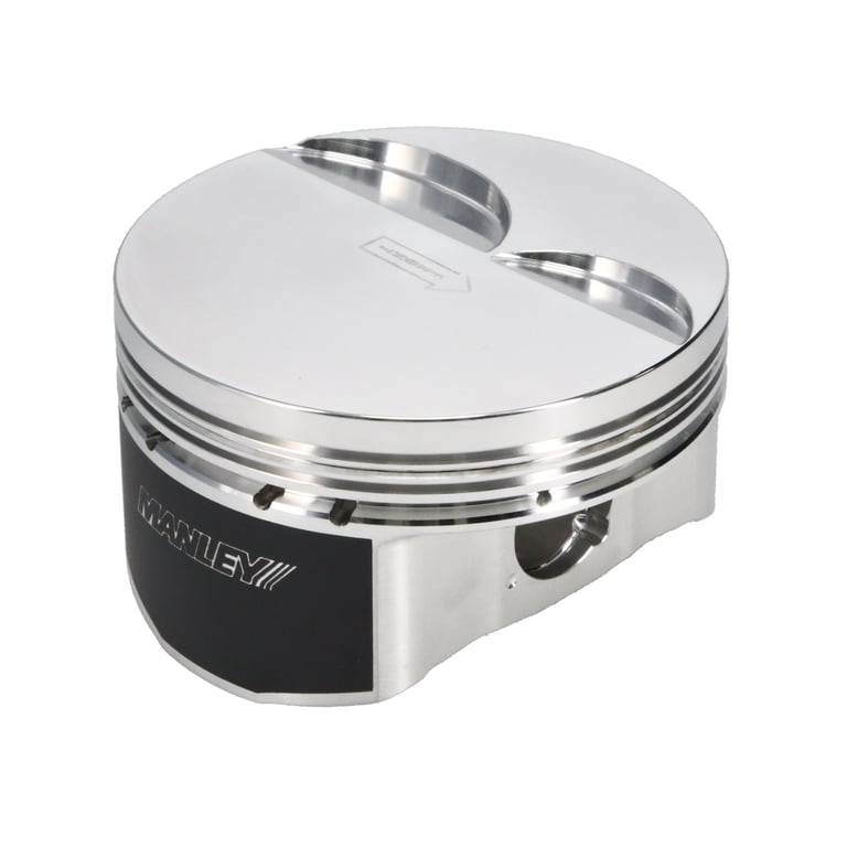 Manley Chevrolet LS Piston Set - 3.910in Bore 1.313in CH, -4.00 CC - 592110CE-8