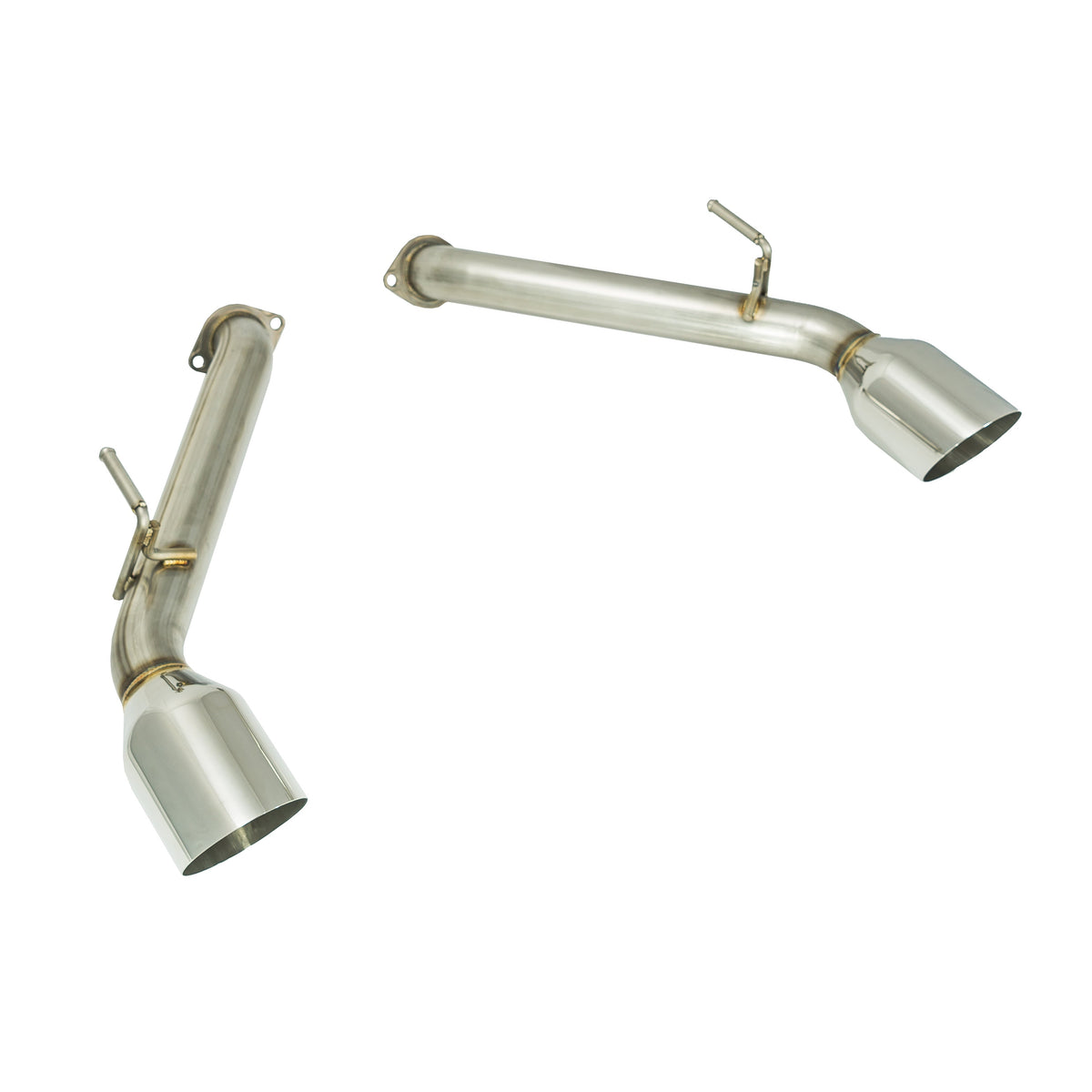 Remark 2017+ Infiniti Q60 Axle Back Exhaust w/Stainless Steel Single Wall Tip - RO-TSQ6-S