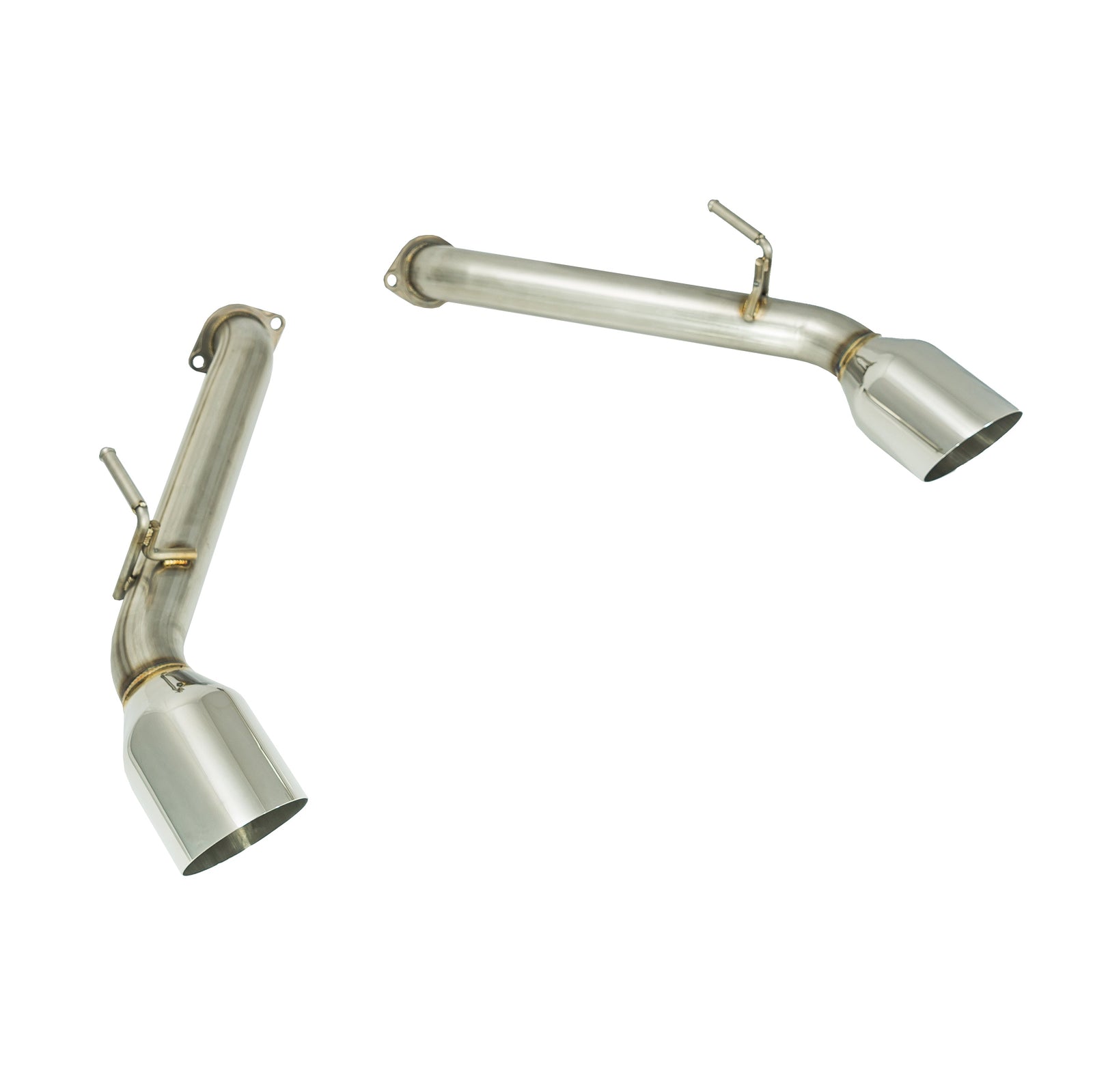 Remark 2017+ Infiniti Q60 Axle Back Exhaust w/Stainless Steel Single Wall Tip - RO-TSQ6-S