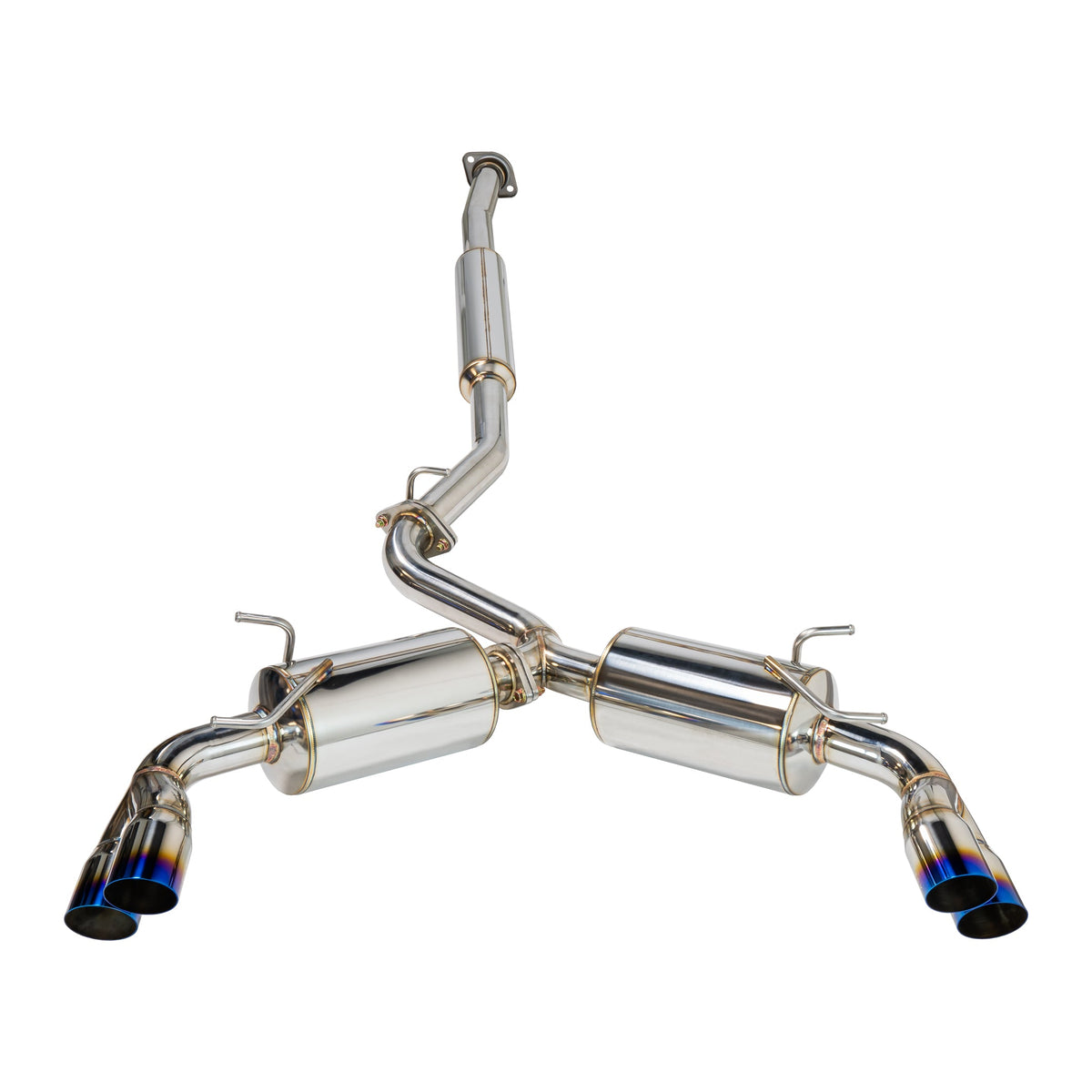 REMARK Sports Touring CatBack Exhaust, Toyota GR86 / Subaru BRZ 2022+, Stainless Steel Tip - RK-C4063T-04