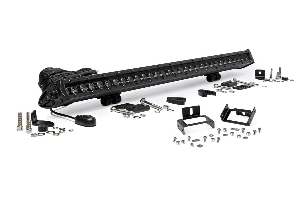 LED Light Kit | Grill Mount | 30&quot; Black Single Row | Ford F-250/F-350 Super Duty (11-16)