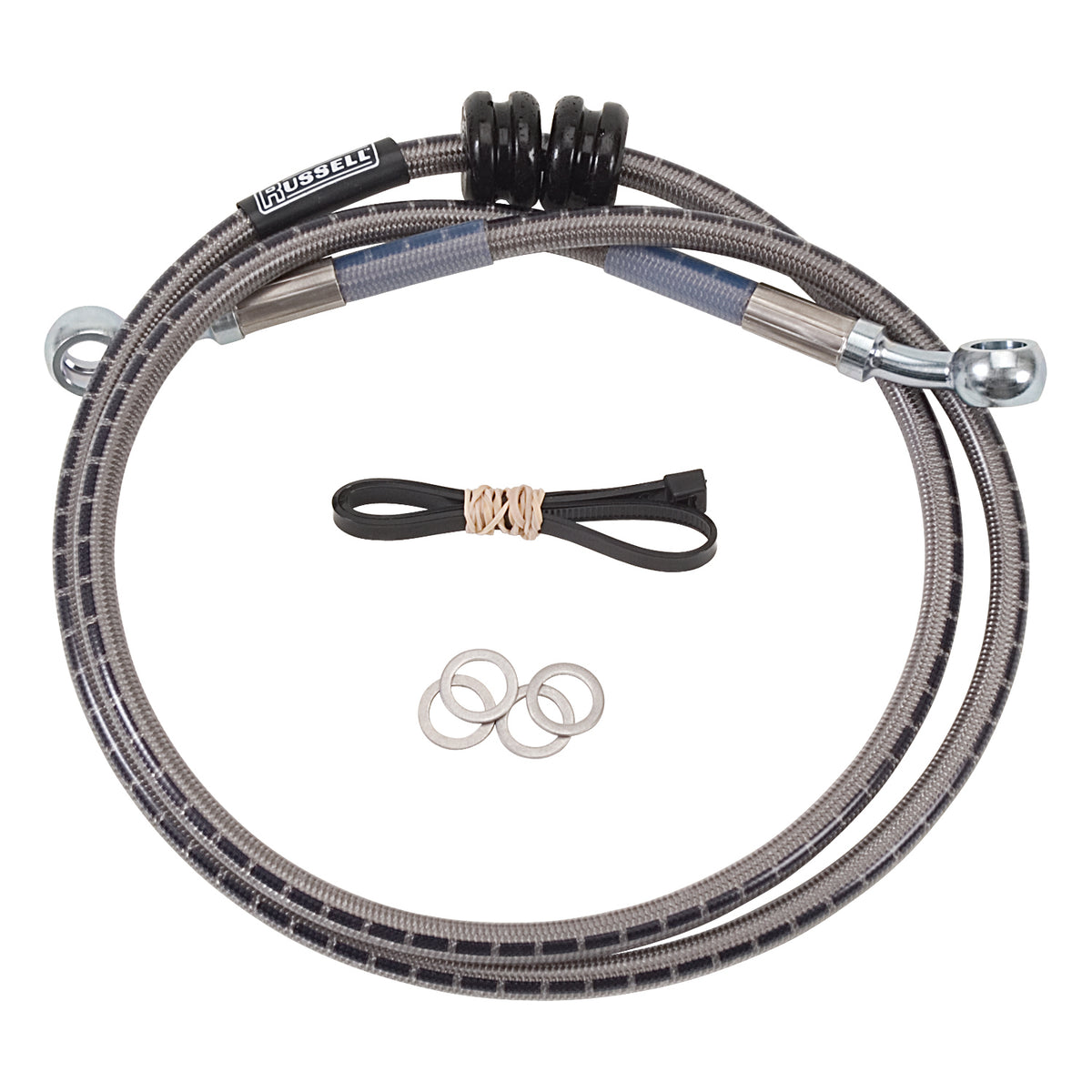 Russell 08-11 Suzuki GSX1300R Hayabusa Cycleflex Two-Line Racer Clutch Hose Kit - R08490S