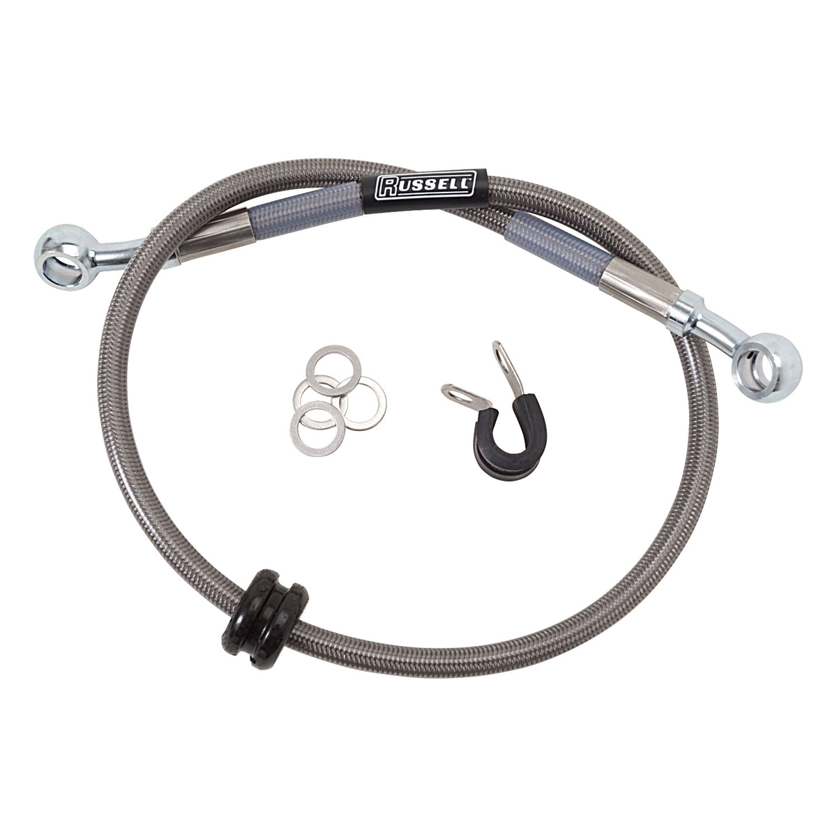 Russell 08-14 Kawasaki KLR650 650cc Cycleflex Off-Road Brake Hose Kit - Rear - R08631