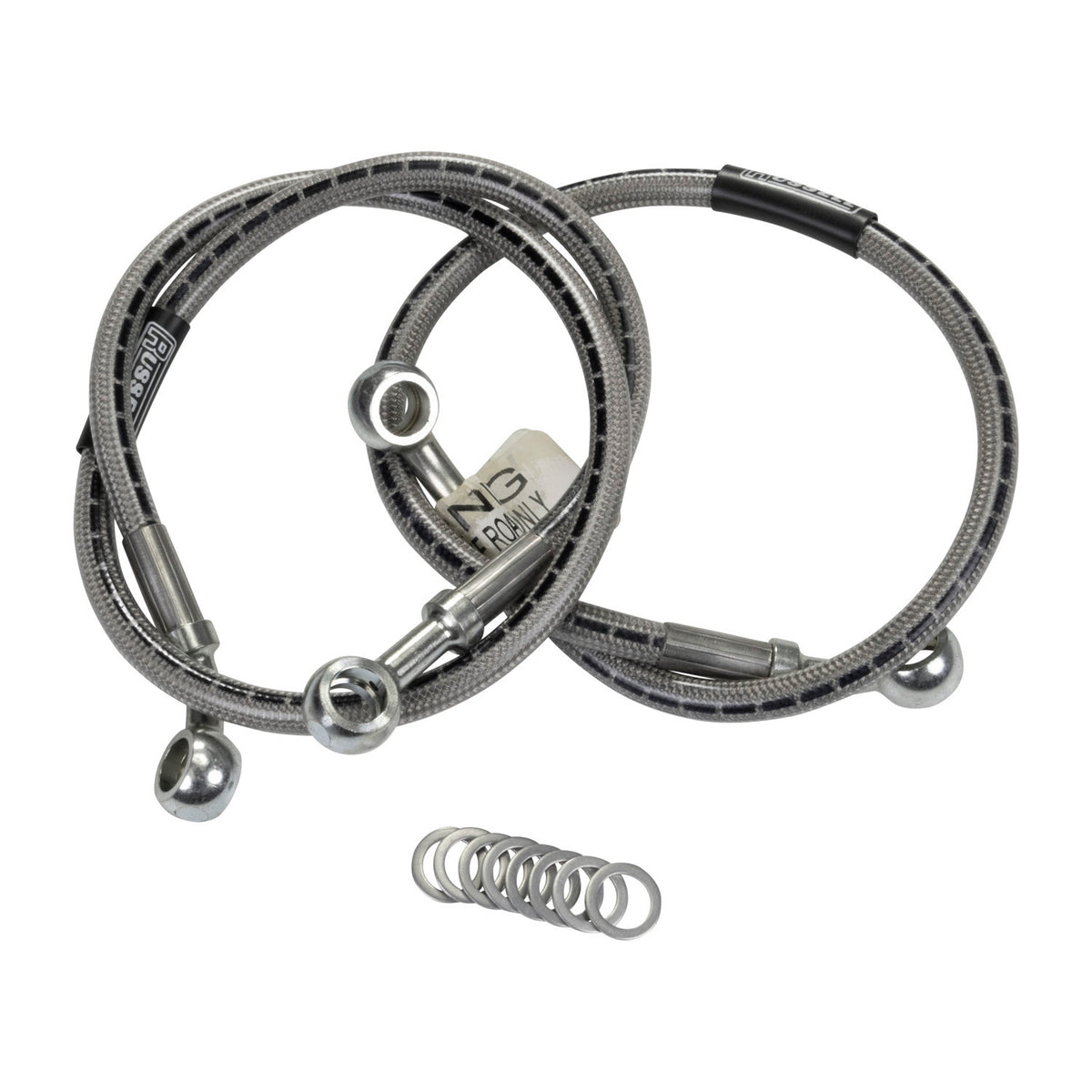 Russell 98-00 Suzuki GSXR750 Cycleflex Two-Line Racer Brake Hose Kit - Front - R09126S