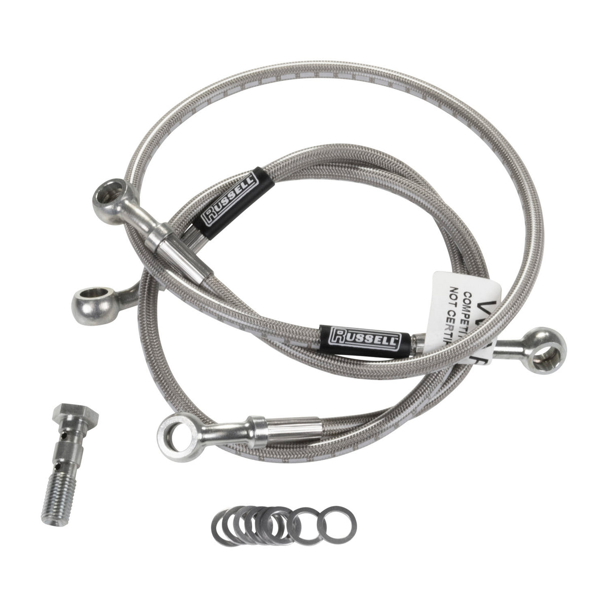Russell 1998 Honda CBR900RR Cycleflex Two-Line Racer Brake Hose Kit - Front - R09384 - view 2