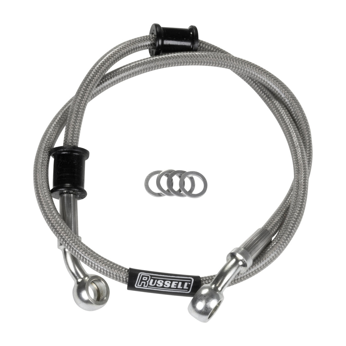 Russell 06-09 Honda TRX450R +3in Cycleflex Sport ATV Brake Hose Kit - Rear - R09398