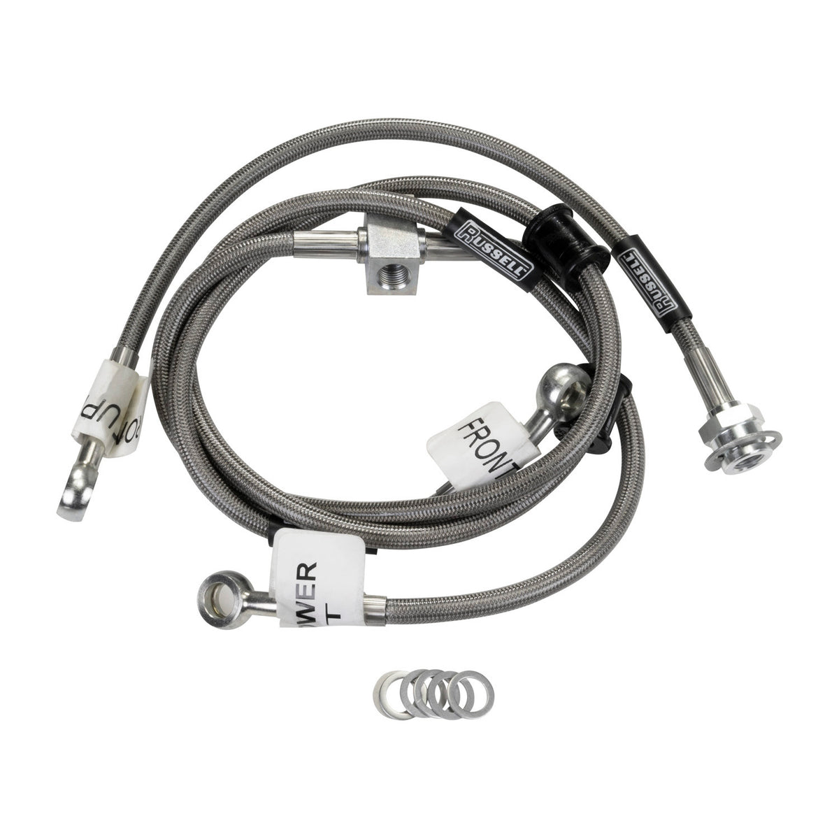 Russell 06-10 Yamaha Raptor 700 Cycleflex Sport ATV Brake Hose Kit - Front - R09448