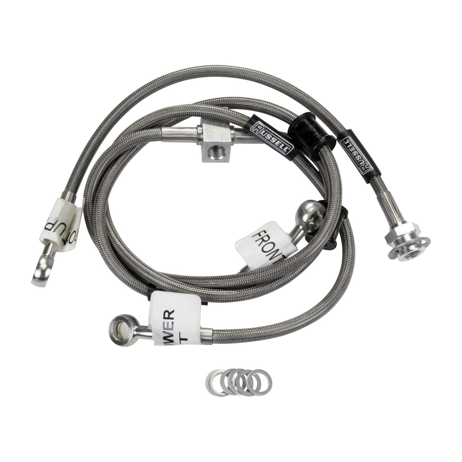 Russell 06-10 Yamaha Raptor 700 Cycleflex Sport ATV Brake Hose Kit - Front - R09448