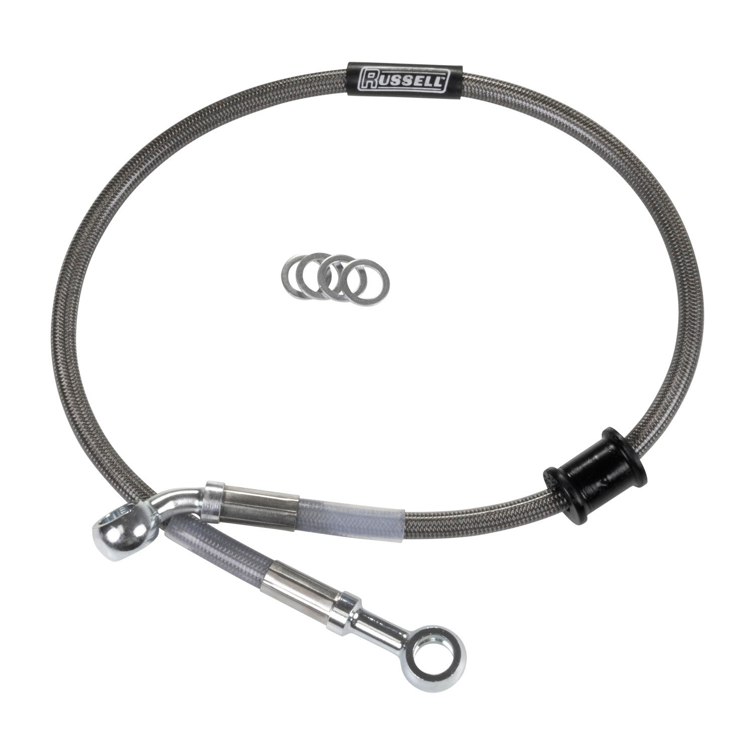Russell 03-09 Suzuki LTZ400 Quad Sport/Kawasaki KFX400 Cycleflex Sport ATV Brake Hose Kit - Rear - R09462