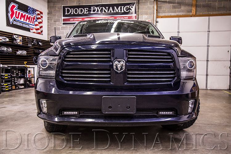 Diode Dynamics Ram 2013 SportExpress Stage Series 6 In Kit - White Wide - DD6017 for 2013-2018 Ram 1500 - package contents