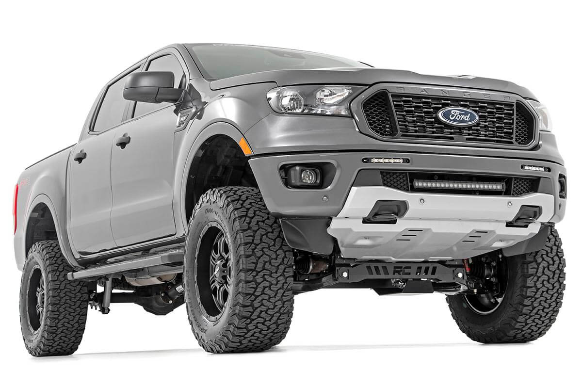 LED Light Kit | Bumper Mount | 20&quot; Chrome Single Row | Ford Ranger (19-23)