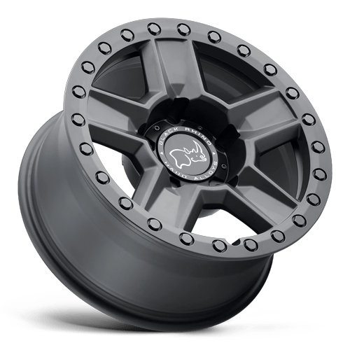 Black Rhino Hard Alloys Ravine 20X9 6X139.7 +12MM Matte Black
