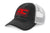 Rough Country Hat | White Mesh | Rough Country Patch | Black/Red