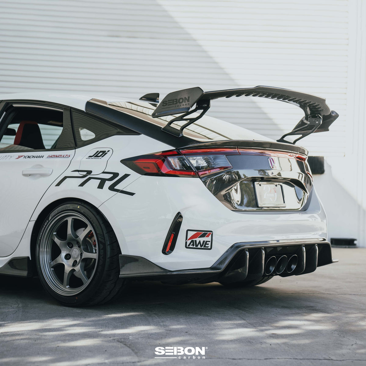 Seibon 2023+ Honda Civic Type R MB-Style Carbon Fiber Rear Diffuser - RD23HDCVR-MB