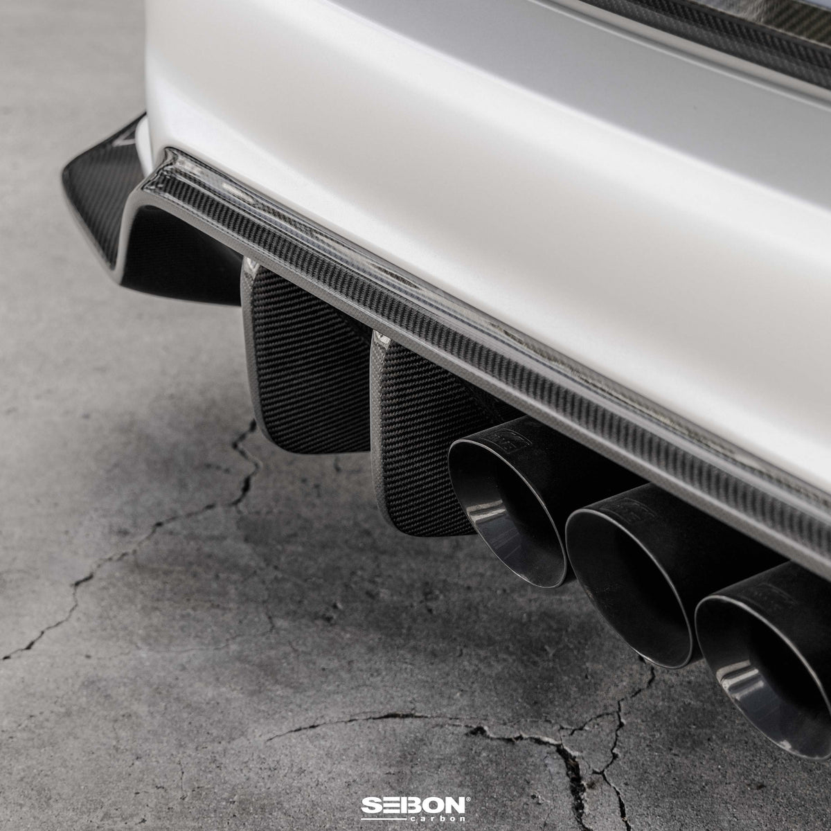 Seibon 2023+ Honda Civic Type R MB-Style Carbon Fiber Rear Diffuser - RD23HDCVR-MB