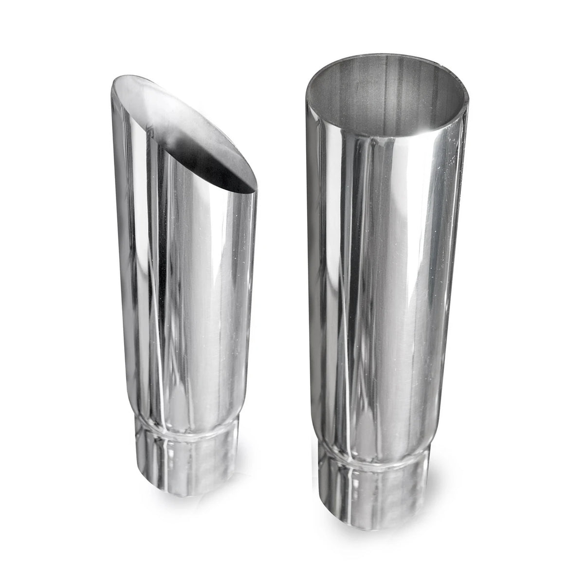Stainless Works - Resonator Style Polished Exhaust Tip 304 Stainless Steel - 770225